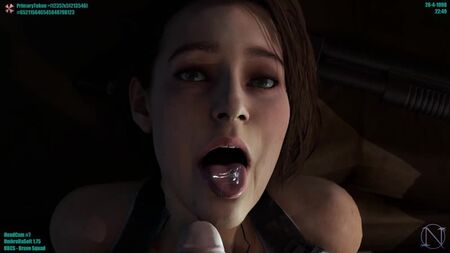 (Son) Jill Valentine pov blowjob ; facefuck [Resident Evil;Porno;Hentai;Oral;Fellation;Forcé;Rugueux;R34;Blender;porn;sexe;blowjob]