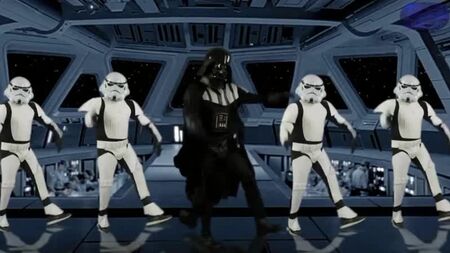 STAR WARS BREAKDANCE (STATUS QUO - IN THE ARMY NOW, DIRTY CUT SORRI, VITAMIN REMIX 2.0) Mandalorien, Boba Fett, Vador, Stormtrooper
