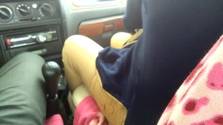 Une sœur indienne fait l'amour avec son cousin dans une voiture en plein air