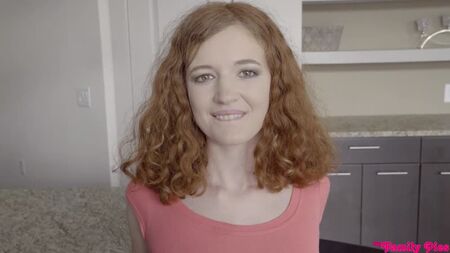 Abby Rains (Behind Closed Doors) [2019, All Sex, Hairy Pussy, Redhead, Petite, Blowjob, Creampie, Handjob, POV, HD 1080p]