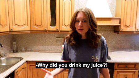 Pourquoi as-tu bu mon jus ?!