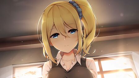 Une belle blonde aux yeux innocents veut du plaisir
