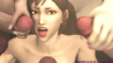 Porno 3D - Le tournoi ultime — Chun Li contre Juri Han (version intégrale)