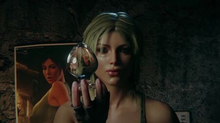 (Son) Lara Croft en difficulté - version complète : masturbation en solo [Tomb Raider ; porno ; gode en forme de bite de cheval ; mixeur ; R34 ; sexe ; порно ; секс ; соло]