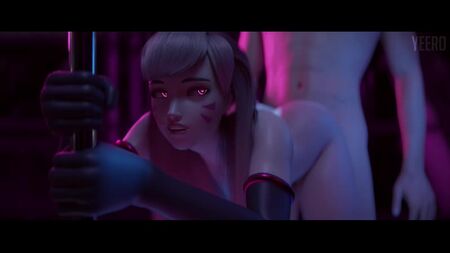 (Son) Black Cat D.Va « Stripper » sexe en POV [Overwatch ; Porno ; Hentai ; Anal ; R34 ; SFM ; порно ; секс ; Overwatch]
