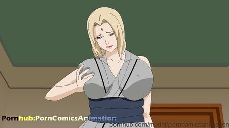 Naruto, Hinata, Sakura, Tsunade : hentai porno