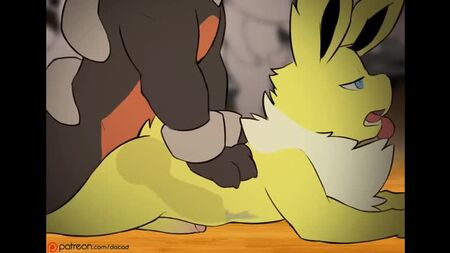 Yiff gay en 2D par Dacad - Porno furry - Sexe E621 : Houndoom baise Jolteon (Pokémon r34) - Rule34 - anal
