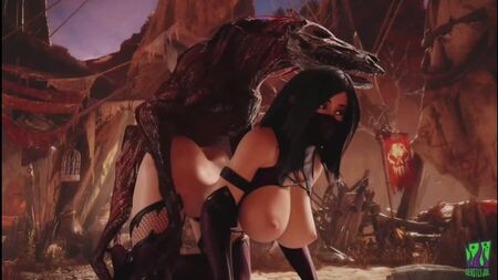 Compilation de monstres et de créatures en 3D avec son_1080p