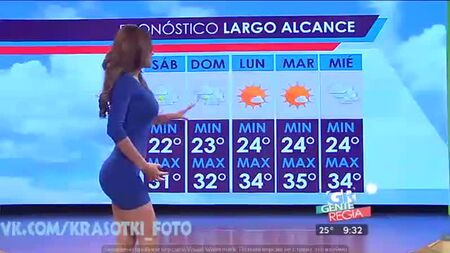La présentatrice météo Yanet Garcia (porno, sexe, érotisme, fesses, booty, anal, seins, boobs, Brazzers)