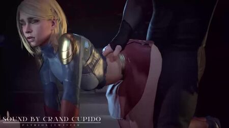 Supergirl - en levrette ; baise vaginale ; porno hentai 3D ; (par Grand Cupido) [DC Comics]