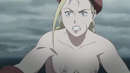 Street Fighter : Cammy au combat, filtre « nue », anime, hentai, porno, ecchi, nue, seins, poitrines, tétons, manga, sexe