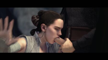 Porno en 3D - La première leçon de Rey (sexe à la Star Wars)