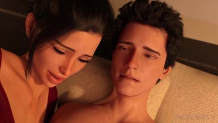Hentai 3D Jackerman - La chaleur de maman - Épisode 2 - 60 images par seconde - 1080p - Porno hentai incestueux