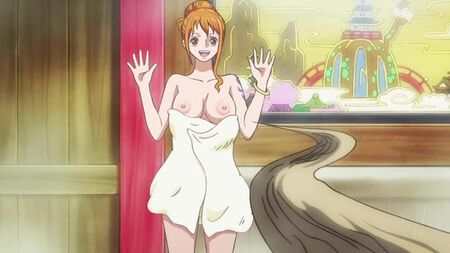 Boa Hancock x Nami - gros seins ; nue ; nue ; gros cul ; anus ; chatte ; porno hentai 3D ; [One Piece]