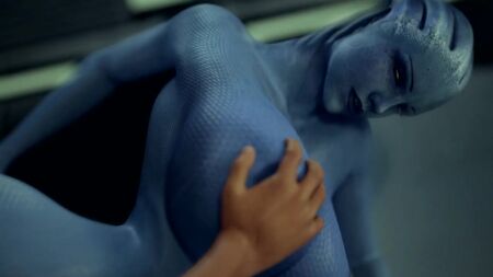 Mass Effect : animation porno hentai en 3D avec SFM, Liara, cul et gros seins (18+)