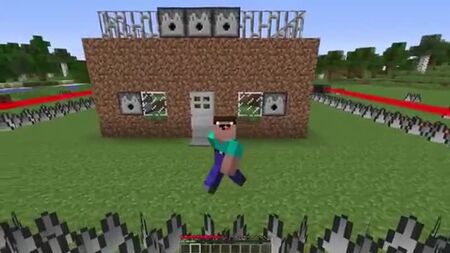 UN DÉBUTANT A CONSTRUIT UNE MAISON PROTÉGÉE DANS MINECRAFT ! UN DÉBUTANT CONTRE UN SCORPION ET UN PIÈGE À TROLLER DANS MINECRAFT