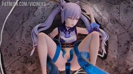 Keqing | Genshin Impact | NSFW | Hentai | Porno | Ke Qing | 18+ tentacules