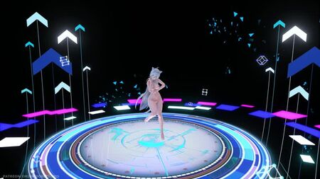 MMD R-18 [ÉROTIQUE] Haku Cat Lingerie Shake It ! Auteur : Orion Dobledosis