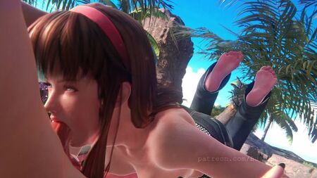 Hitomi se fait baiser la bouche_Seins nus (AUDIO) [Hentai : La Senpai aux seins bombés]