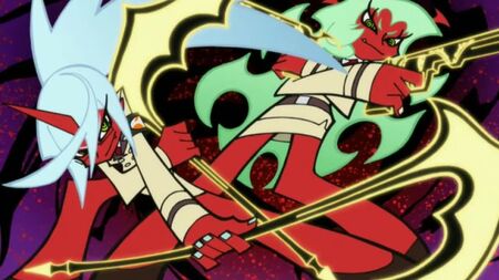 Panty et Stocking / Les sœurs démones Scanty et Kneesocks