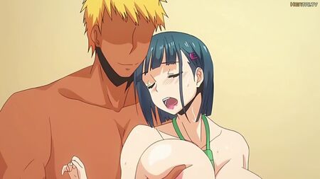 Kimi wa Yasashiku Netorareru - Épisode 2 [hentai, creampie, levrette, étudiante, seins gigantesques, en extérieur, école]
