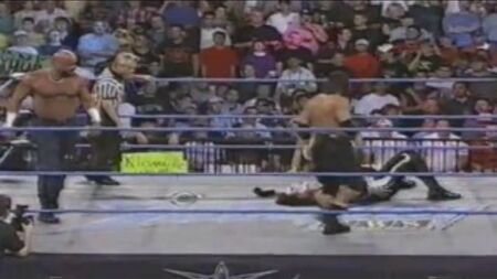 [Musée de la lutte] WCW Worldwide - Sting contre Billy Kidman contre Horace Hogan, avec Torrie Wilson.mp4