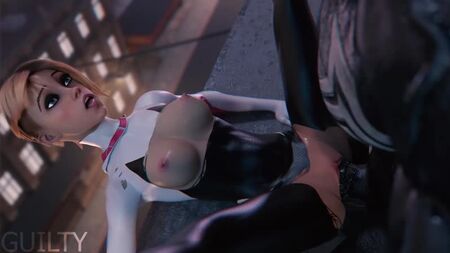 Spider-Gwen X Venom (Marvel érotique)