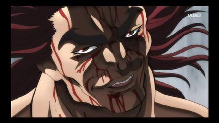 Baki, le combattant d'anime – Un moment de la saison 4 avec Hanma Yūjirō