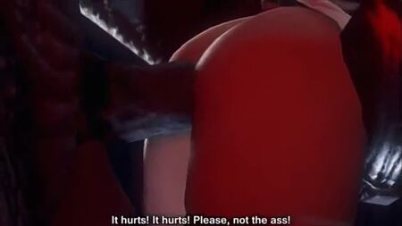 Monster Hentai 3D : une kunoichi se fait baiser par un monstre en 720p