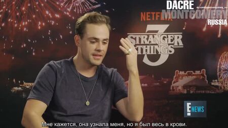 Interview de Dacre Montgomery pour « E! News » (sous-titrée en russe)