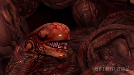 Règle 34 - Alien 3D (franchise) pénis d'Alien Alien contre Predator Aliens en animation (1)