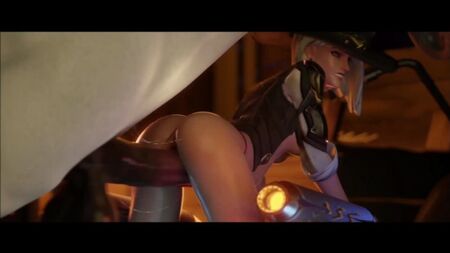 Ashe se fait baiser sur un hoverbike par un cheval - Porno 3D / 3Dポルノ