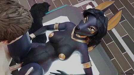 Porno furry avec Anubis