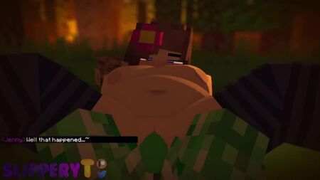 JENNY X CREEPER (MINECRAFT - SEXE 18+) (ORIGINAL) SLIPPERYT