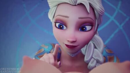 Anna x Elsa - Porno hentai 3D ; yuri ; lesbiennes ; masturbation ; cunnilingus ; [La Reine des neiges]