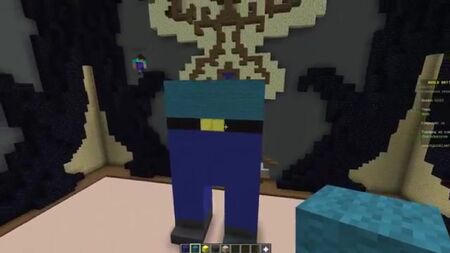 Un débutant a construit un énorme « NUB » géant dans Minecraft Battle of Builders ! Trolling Minecraft Build Battle