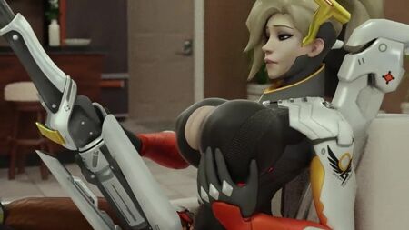 OVERWATCH MERCY : DÉTENTE, SEINS GÉANTS EN PLEINE CROISSANCE, GROS SEINS, PORNO DE MASTURBATION, SFM, HENTAI, SEXE EN 3D (18+)