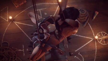 Lara Croft : spectacle de tentacules et de bondage.mp4