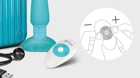 Bvibe - Plug anal télécommandé pour anulingus