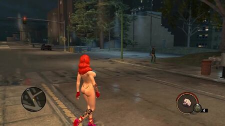 Saints Row : The Third — Mod de nudité