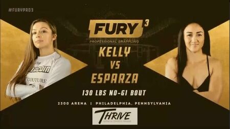 DANIELLE KELLY CONTRE CARLA ESPARZA - FURY GRAPPLING 3