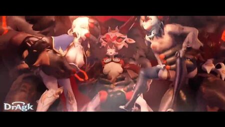 Genshin Impact : hentai, sexe en groupe, Djin, Amber, Eula et les grosses bites des Hilichurls