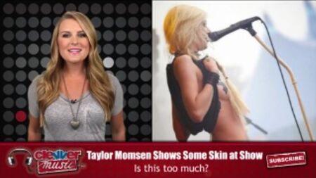 Taylor Momsen dévoile sa poitrine lors d'un concert
