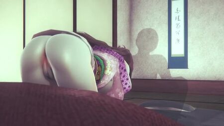 Nezuko Kamado - sexe oral ; fellation ; gros cul ; anus ; chatte ; levrette ; orgasme ; porno hentai 3D ; [Demon Slayer : Kimetsu no Yaiba]